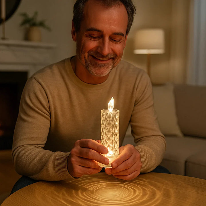 Lisslune | LED Crystal Candle Light