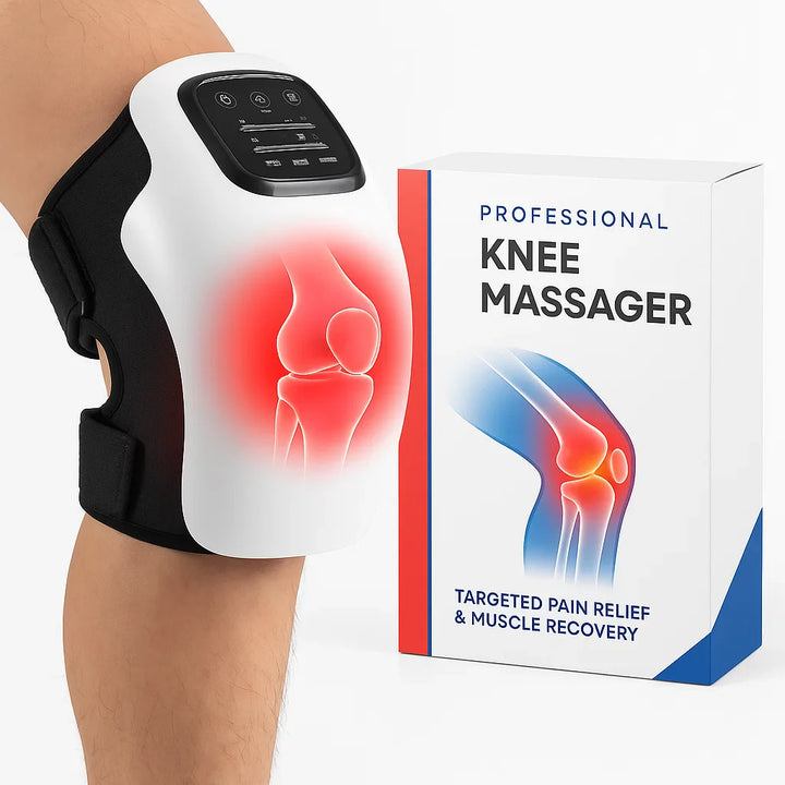 Lisslune | Knee Massager with Red Light Therapy for Pain Relief and Muscle Recovery
