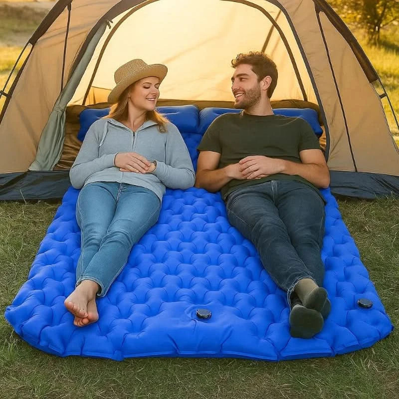 Lisslune | Ultra-light self-inflating double camping mat