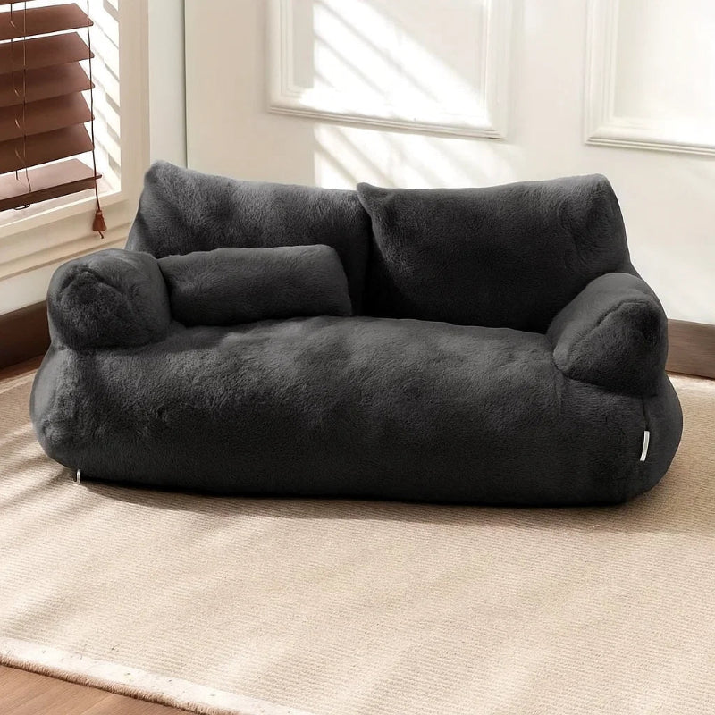 Lisslune | FLUFFYCOMFORT – Luxurious pet sofa made of plush for maximum relaxation comfort