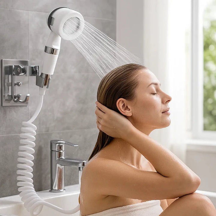 Lisslune | AQUASOOTHE – Spa Shower Head with Gel Dispenser & Massage