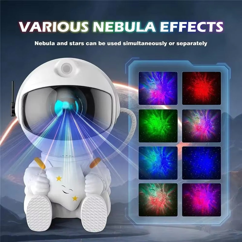 Lisslune | Astronaut Galaxy Projector LED Night Light