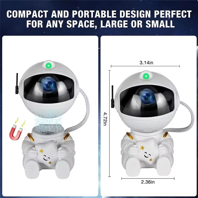 Lisslune | Astronaut Galaxy Projector LED Night Light