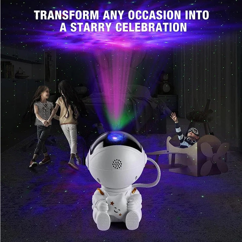 Lisslune | Astronaut Galaxy Projector LED Night Light