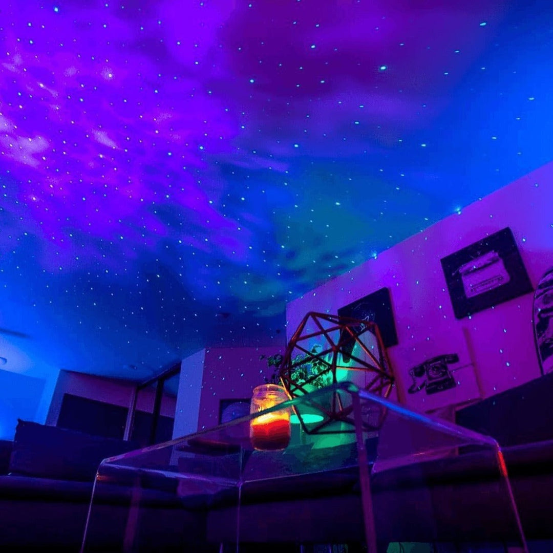 Lisslune | Astronaut Galaxy Projector | 8 Adjustable Nebula Colors & Remote Control for Relaxation and Stargazing