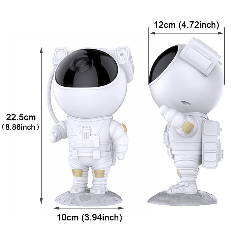 Lisslune | Astronaut Galaxy Projector | 8 Adjustable Nebula Colors & Remote Control for Relaxation and Stargazing