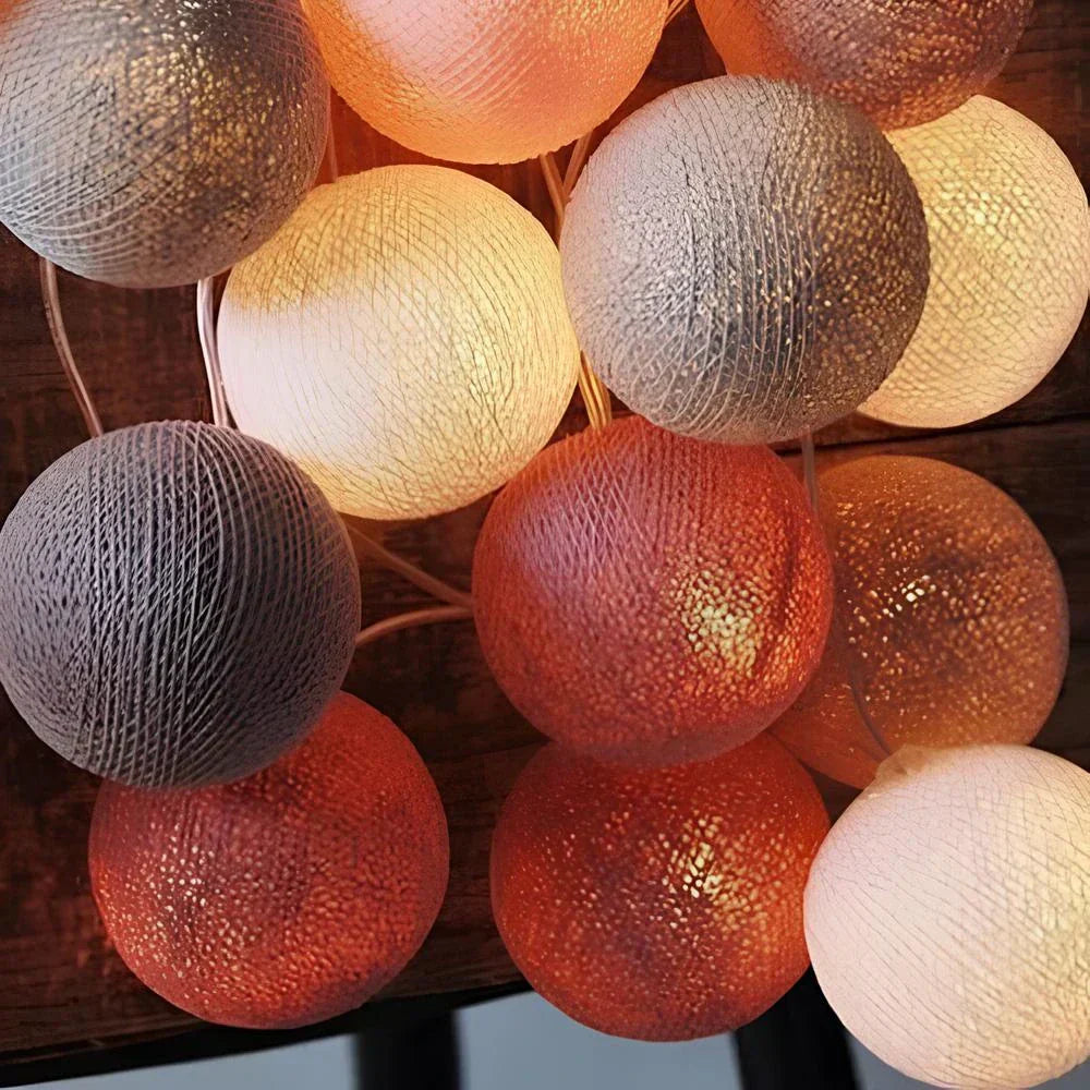 Lisslune | Atmospheric Ball String Lights - LumaBreeze