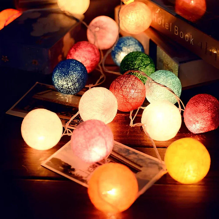 Lisslune | Atmospheric Ball String Lights - LumaBreeze