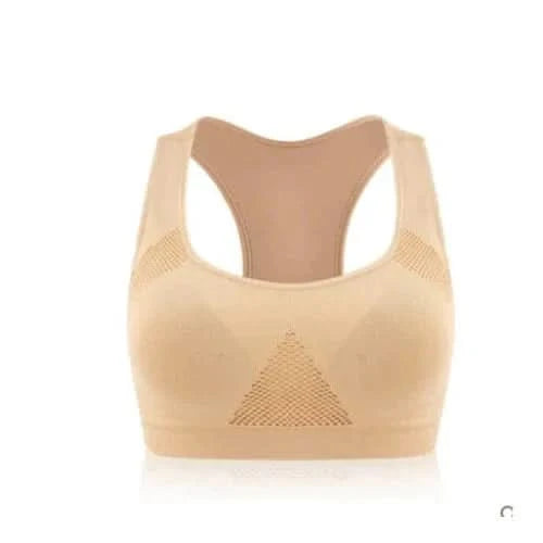 Lisslune | Women's Breathable Sports Bra with Mesh Panels