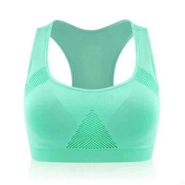 Lisslune | Women's Breathable Sports Bra with Mesh Panels