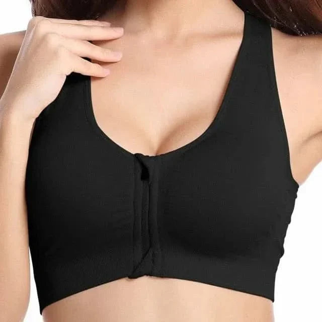 Lisslune | Women’s Sports Bra with Front Zipper Breathable