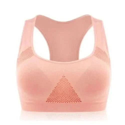 Lisslune | Women's Breathable Sports Bra with Mesh Panels