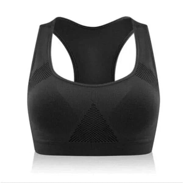 Lisslune | Women's Breathable Sports Bra with Mesh Panels