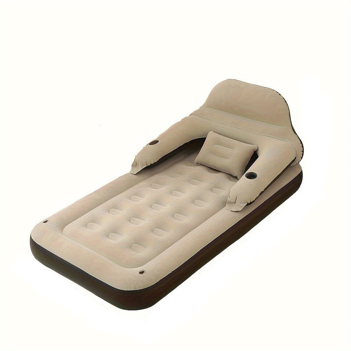 Lisslune | FlexiRust Inflatable Mattress – Luxury Sleep Comfort with Back Support and Integrated Pump