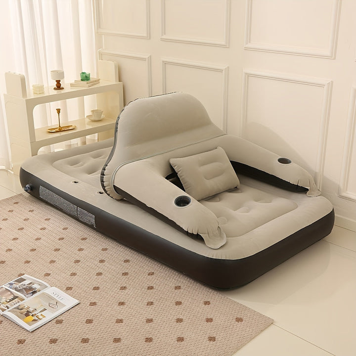 Lisslune | FlexiRust Inflatable Mattress – Luxury Sleep Comfort with Back Support and Integrated Pump