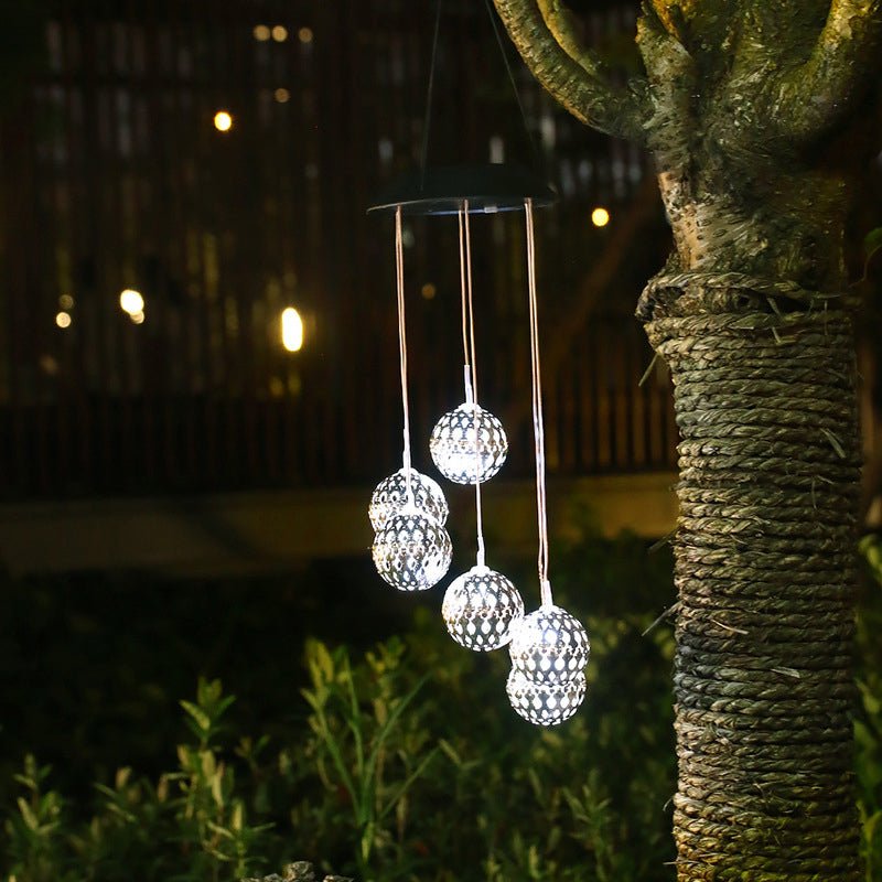 Lisslune | AURABELL – Solar Wind Chime Outdoor Light for Eco-Friendly Garden Charm
