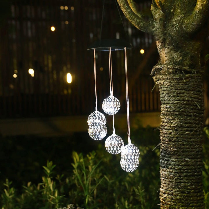 Lisslune | AURABELL – Solar Wind Chime Outdoor Light for Eco-Friendly Garden Charm