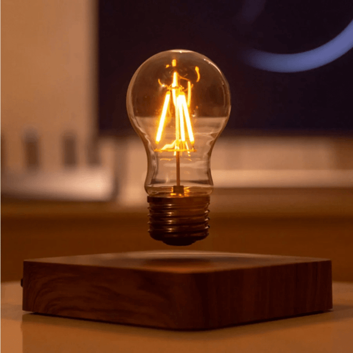 Lisslune | LumiGlide Floating LED Bulb | Magnetic levitation light with touch control for modern spaces