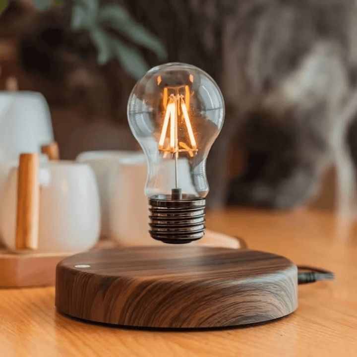 Lisslune | LumiGlide Floating LED Bulb | Magnetic levitation light with touch control for modern spaces