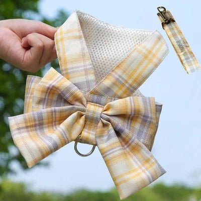 Lisslune | AURÉLIEN Harness – Adjustable Dog Harness with Stylish Bow Design