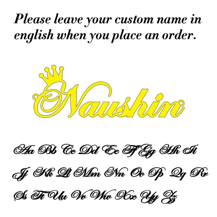 Lisslune | AURELION – Custom Adjustable Gold Stainless Steel Name Ring
