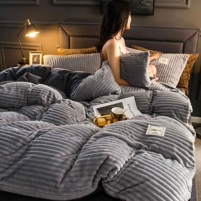 Lisslune | Soft Fleece Winter Duvet Blanket – Vera