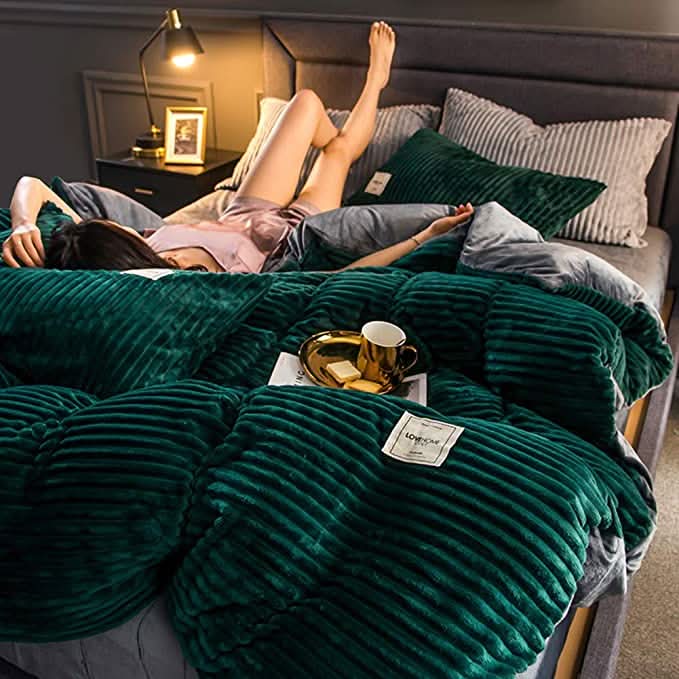 Lisslune | Soft Fleece Winter Duvet Blanket – Vera
