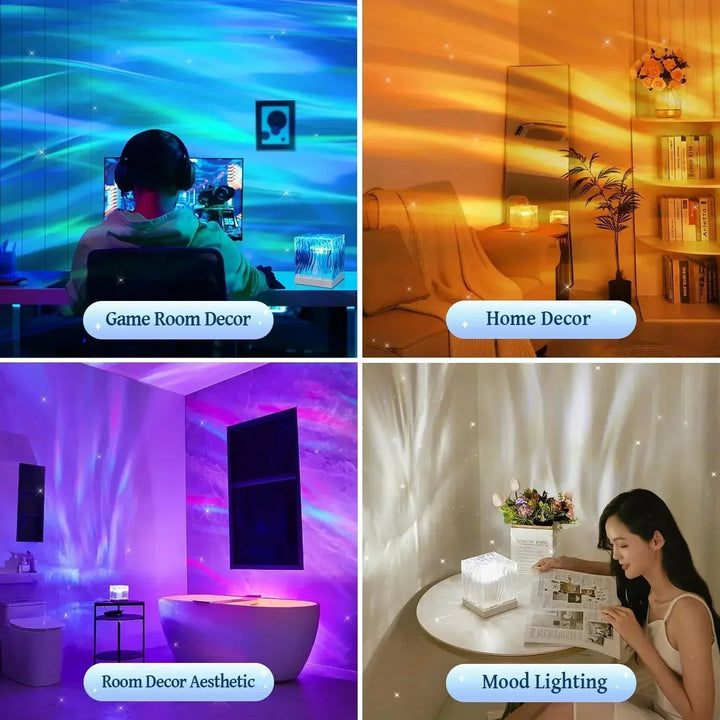 Lisslune | Aurora Water Wave Projector Night Light