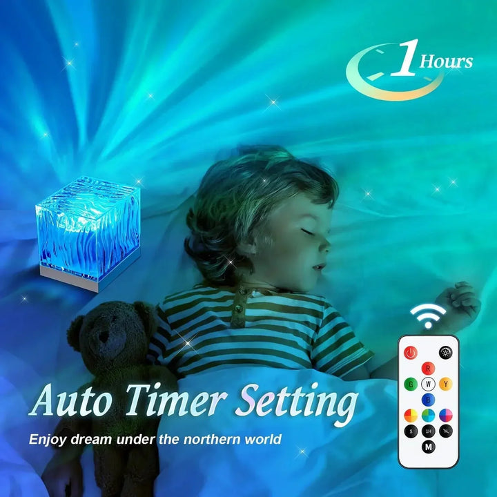 Lisslune | Aurora Water Wave Projector Night Light