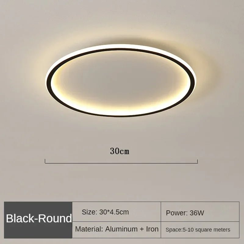 Lisslune | GLOWLITH – Scandinavian LED Ceiling Lamp for Modern, Glare-Free Lighting