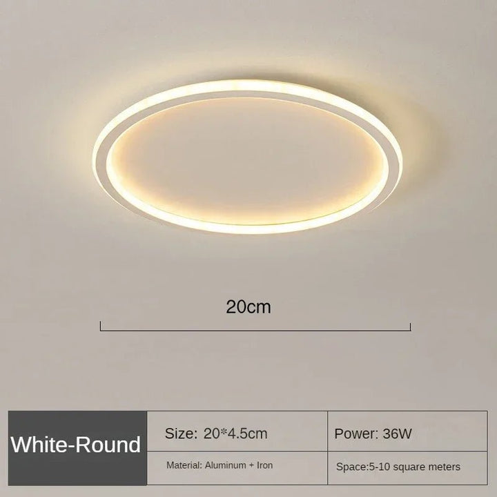 Lisslune | GLOWLITH – Scandinavian LED Ceiling Lamp for Modern, Glare-Free Lighting
