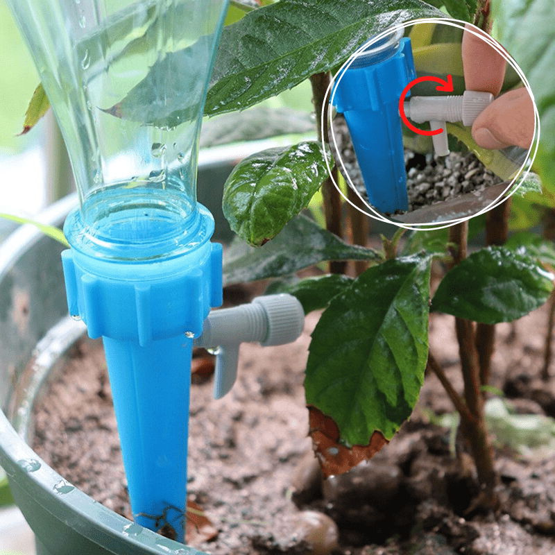 Lisslune | GrowSmart Spike – Adjustable Automatic Watering System with Bottle Recycle Feature