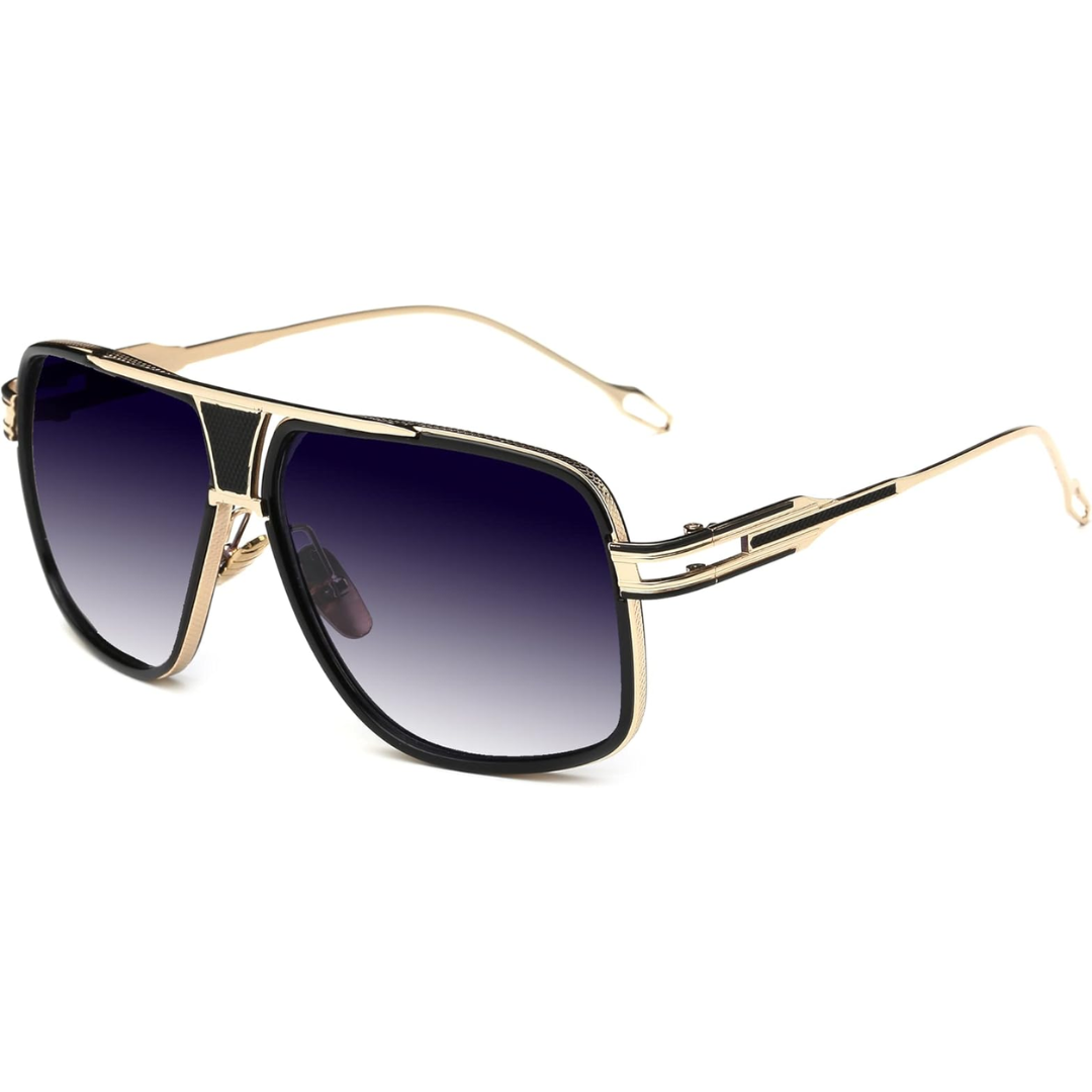 Lisslune | Men’s Aviator Sunglasses with Alloy Frame and UV Protection