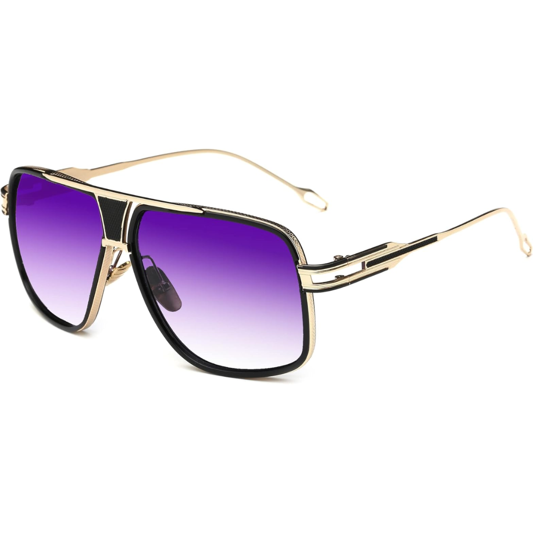 Lisslune | Men’s Aviator Sunglasses with Alloy Frame and UV Protection