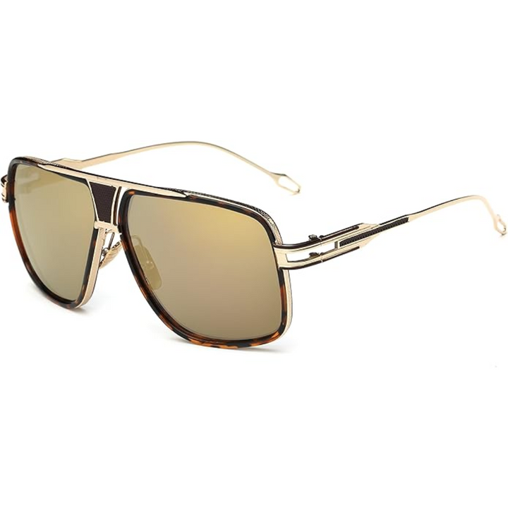 Lisslune | Men’s Aviator Sunglasses with Alloy Frame and UV Protection