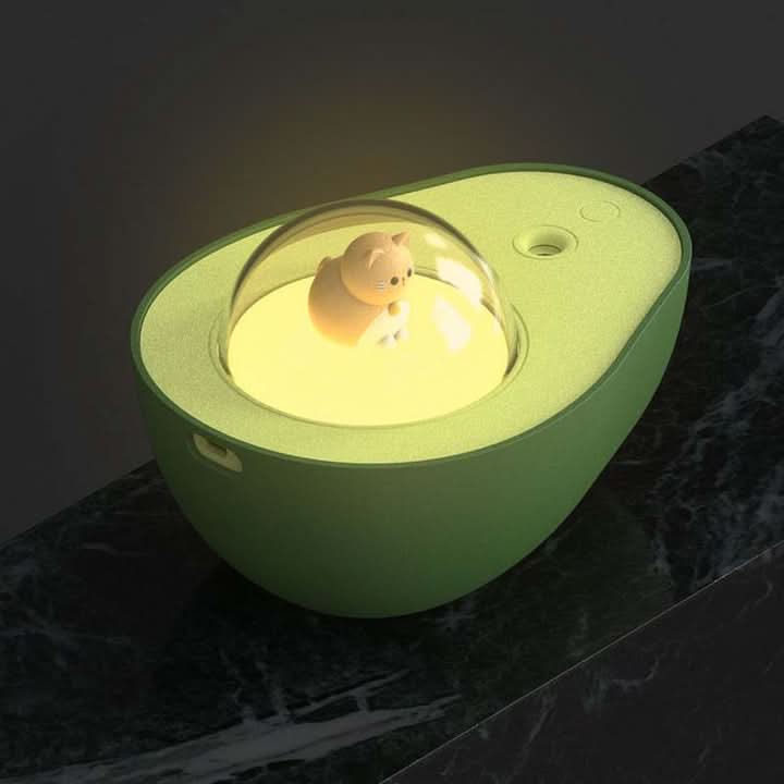 Lisslune | Avocado Night Light Humidifier with USB & LED
