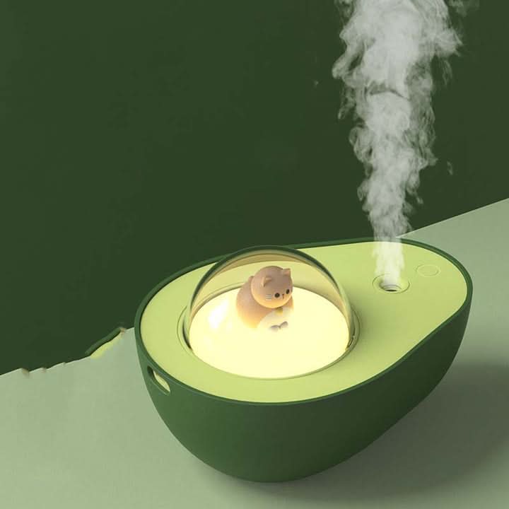 Lisslune | Avocado Night Light Humidifier with USB & LED