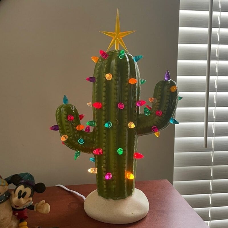 Lisslune | Vintage Christmas Luminous Cactus