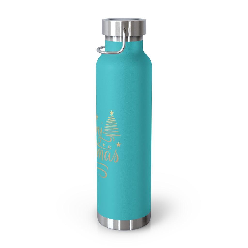 Lisslune | Vacation Joy Vacuum Insulated Stainless Steel Water Bottle - 22 Oz with Wide Neck