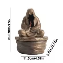 Lisslune | Silent Monk Backflow Ceramic Incense Burner