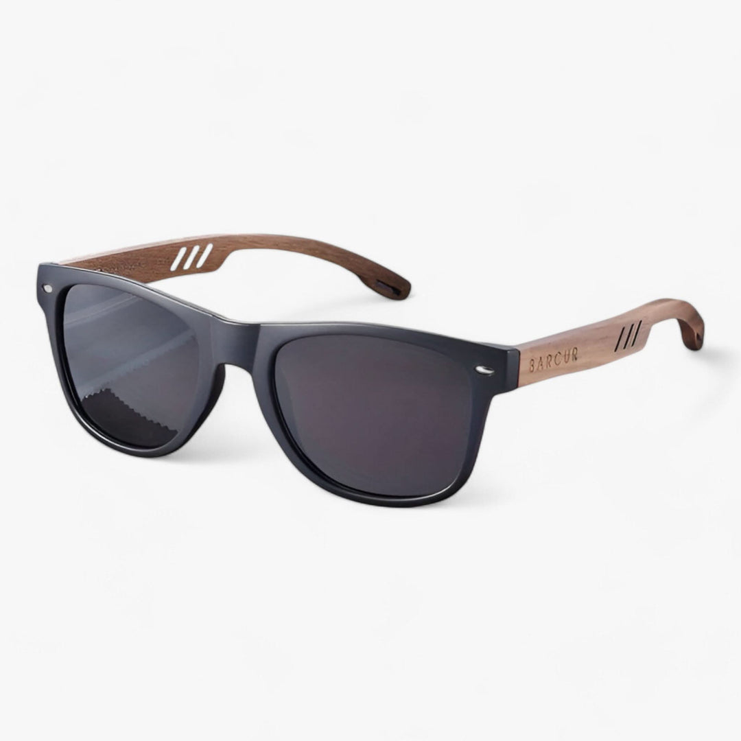 Lisslune | Wooden Temple Polarized Sunglasses UV400 Protection