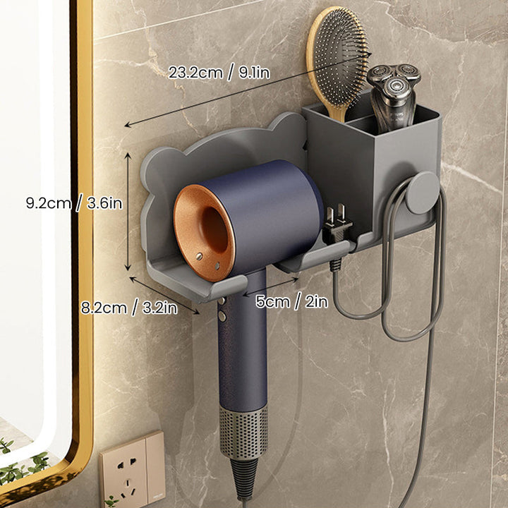 Lisslune | Bathroom Hair Dryer Holder
