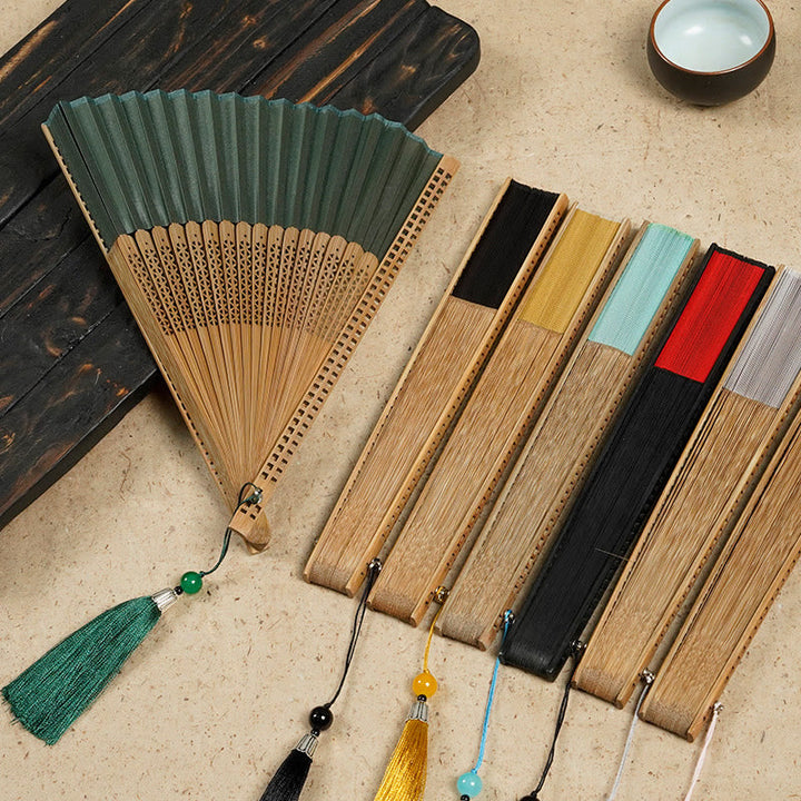 Lisslune | Hand fan made of bamboo silk