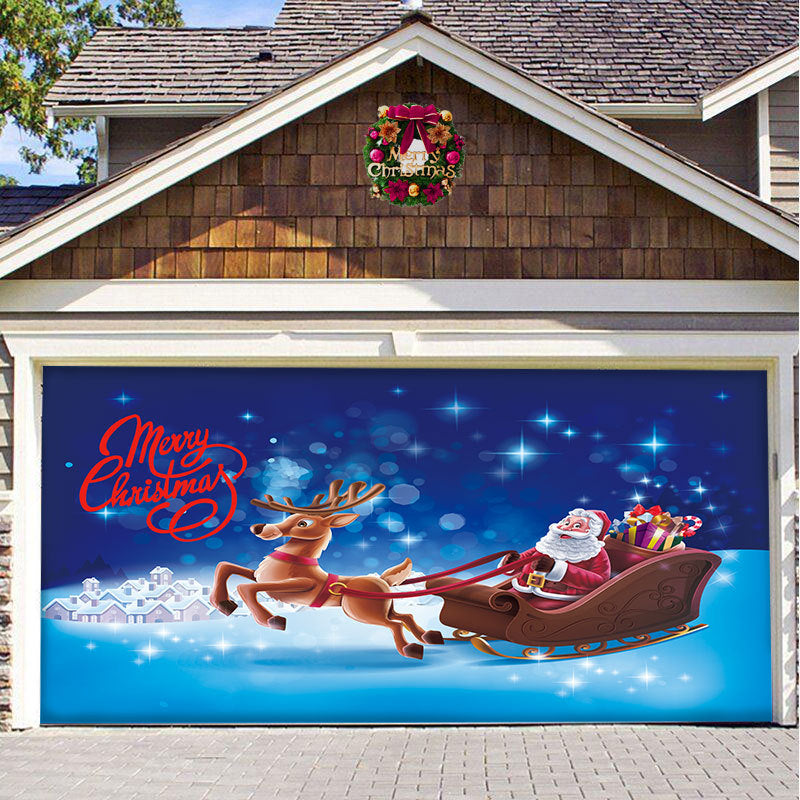 Lisslune | Christmas Carsge Door Banner Ornament