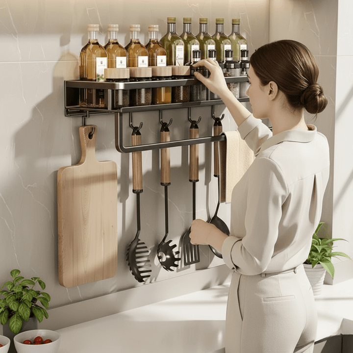 Lisslune | Stylish Wall Shelf for Kitchen & Dining Area