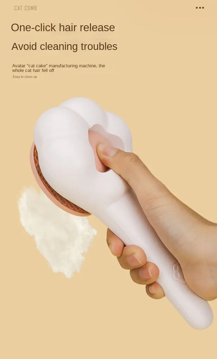 Lisslune | Pet Grooming Brush for Cats and Dogs - Hair Removal Comb for Kittens and Puppies, Effective Pet Grooming Accessory