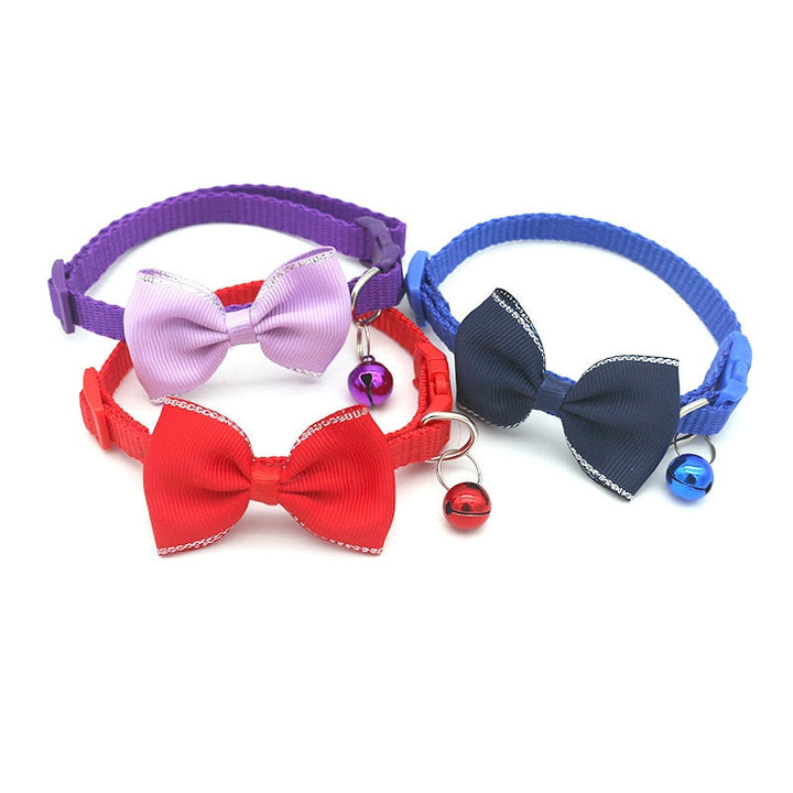 Lisslune | Bow and Bell Plush Collar