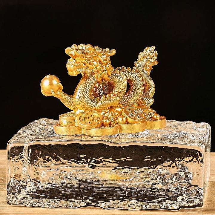Lisslune | Fortune Dragon Resin Decor for Home & Office