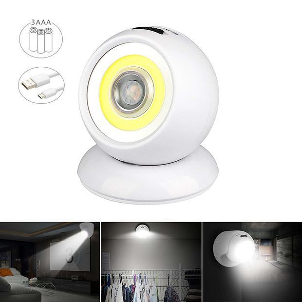 Lisslune | Removable LED sensor light with USB charging
