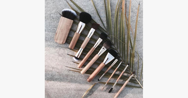 Lisslune | 10-piece professional makeup brush set